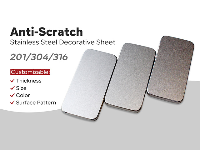 video aziendali Circa Anti-scratch Stainless steel Sheet 304 316 Bead Blasted stainless steel decorative sheet
